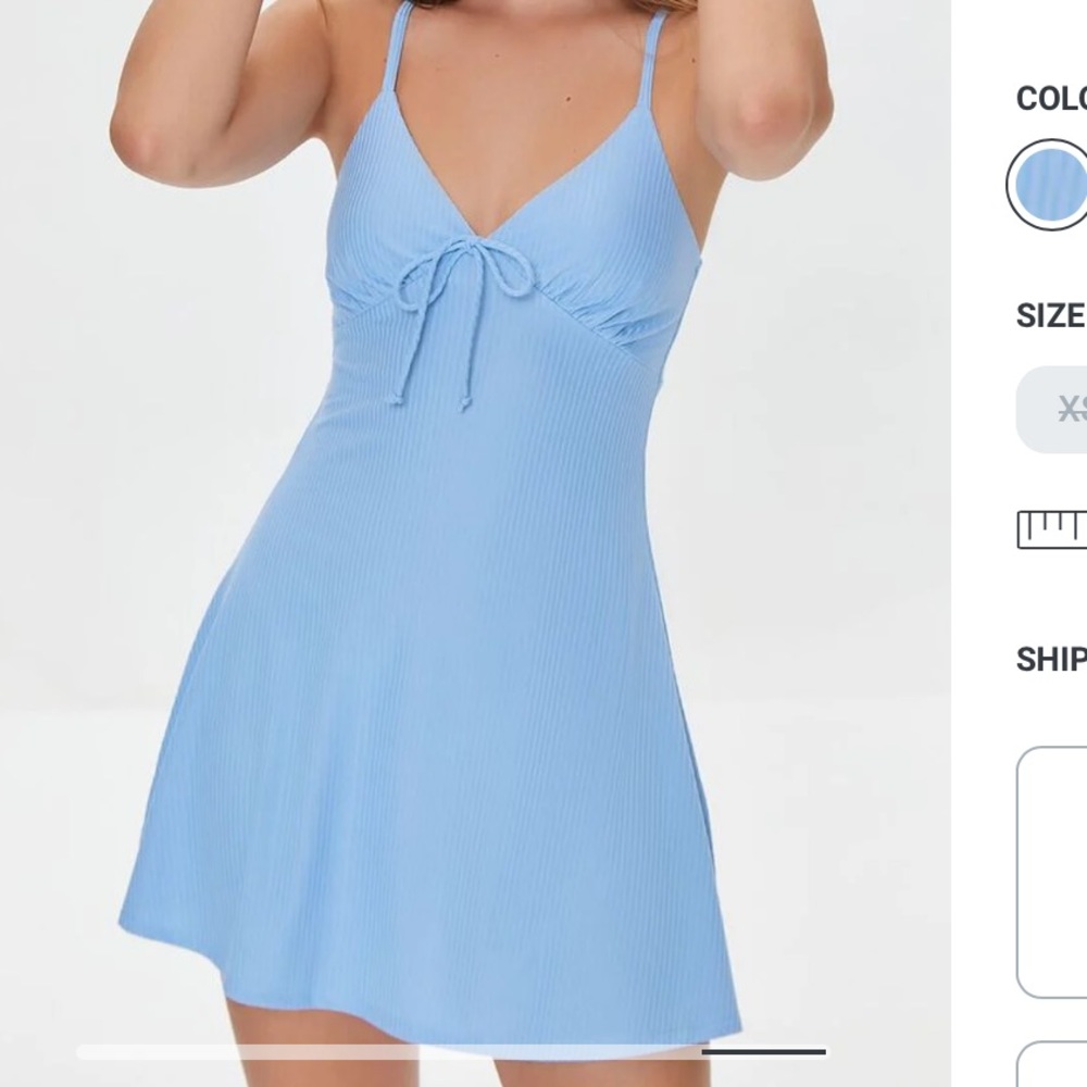 Forever 21 Ribbed Flowy Dress